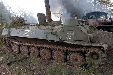 Военная техника российских оккупантов в Украине