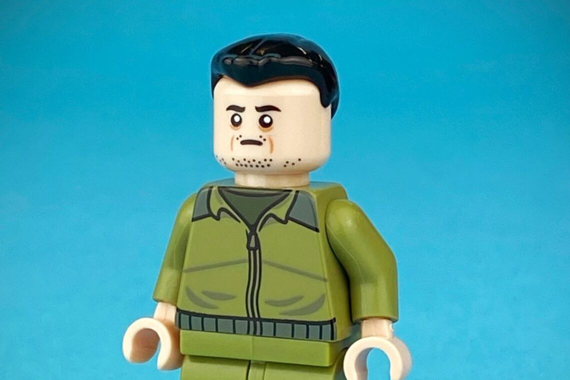 Фигурка LEGO Владимира Зеленского