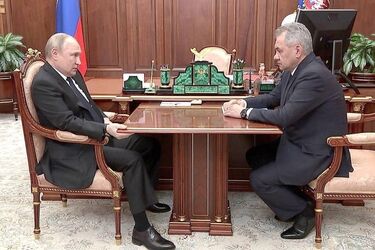 Владимир Путин и Сергей Шойгу