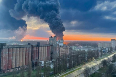 Пожар в Брянске