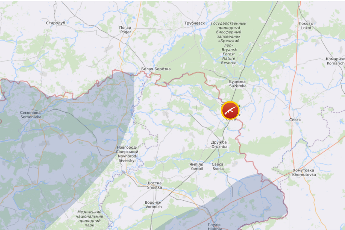 Оккупанты предприняли попытку прорыва границы в Сумской области.