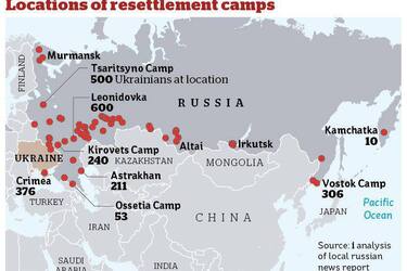 Нарахували 66 таборів у РФ, у яких тримають 95 тисяч маріупольців.