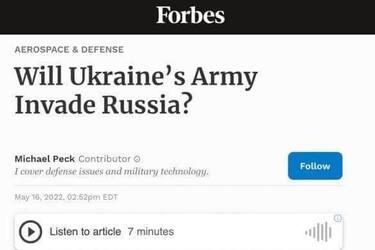 Скріншот публікацій видання 'Forbes'