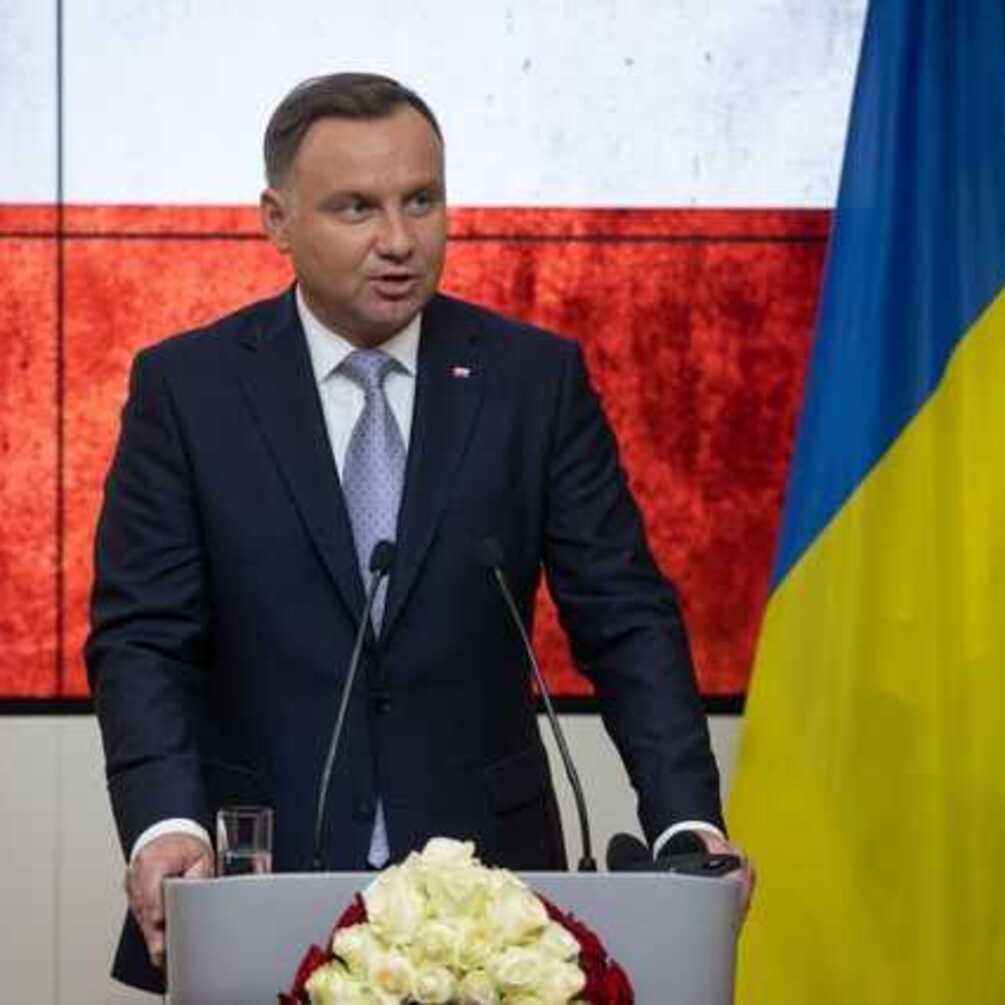 Президент Польши первым выступил в Верховной Раде Украины.