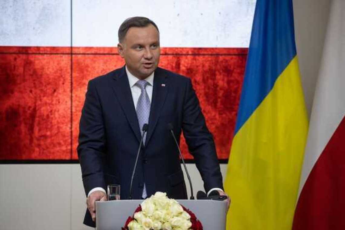 Президент Польши первым выступил в Верховной Раде Украины.