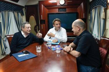 Макрон, Шольц и Драги