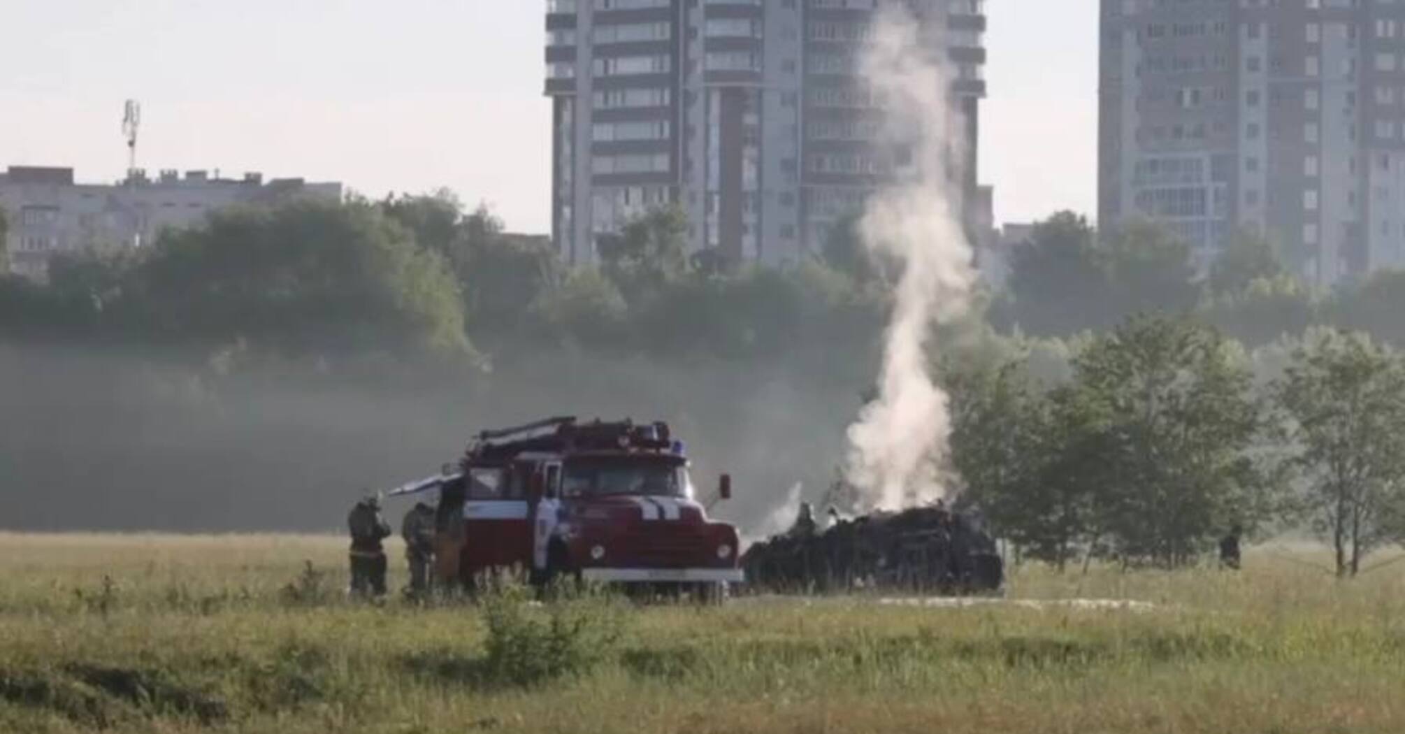 Летевший в Белгород военный самолет Ил-76 'совершил отрицательный взлет' и 'приземлился' в Рязани: Есть жертвы (ВИДЕО) 