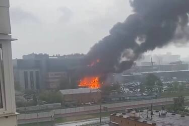 пожар в Москве
