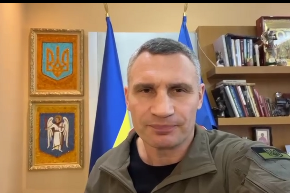 Мэр Киева Виталий Кличко записал новое обращение про 100 дней войны