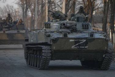 танк оккупантов