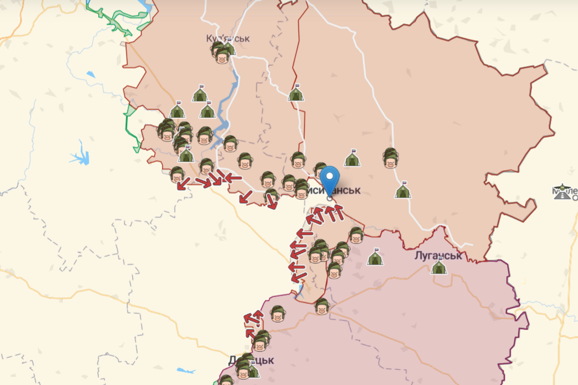 ВСУ отразили передвижение оккупантов под Лисичанском - Генштаб