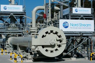 «Северный поток - 2» в Балтийском море в Любмине в Западной Померании