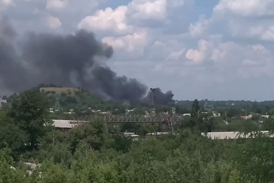 Взрыв склада БК в Донецке