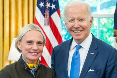 Виктория Спартц и Джо Байден