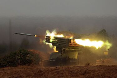 Робота РСЗВ 'Град'