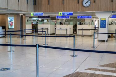 Порожній аеропорт Кишинева