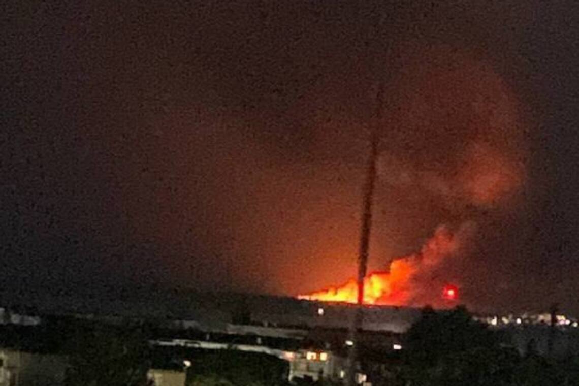 Пожежа на складі БК оккупантів, Скадовськ