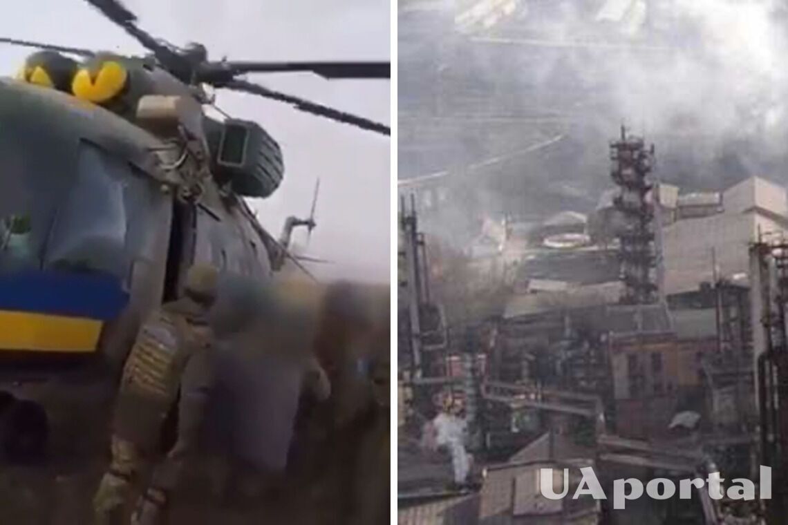 Уникальные кадры: Десант ВСУ под обстрелами эвакуировал раненных бойцов с 'Азовстали'