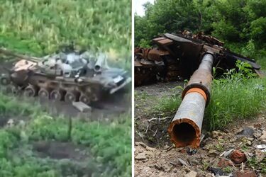 Відрив башти!: українські бійці відпрацювали по ворожому танку