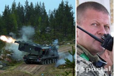 Валерій Залужний та М270 MLRS