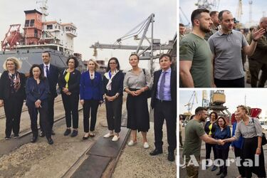 Посли країн G7 та Володимир Зеленський в Одесі