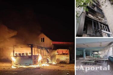 Последствия авиаударов на Донбассе