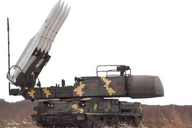 Трофейний ЗРК 'Бук' знищує літальну техніку окупантів