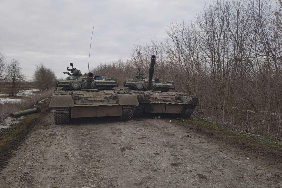 Чешские добровольцы захватили два танка т-80БВ оккупантов