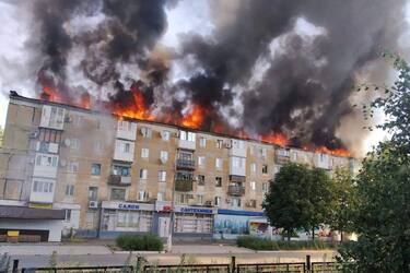 Пожар в Авдеевке