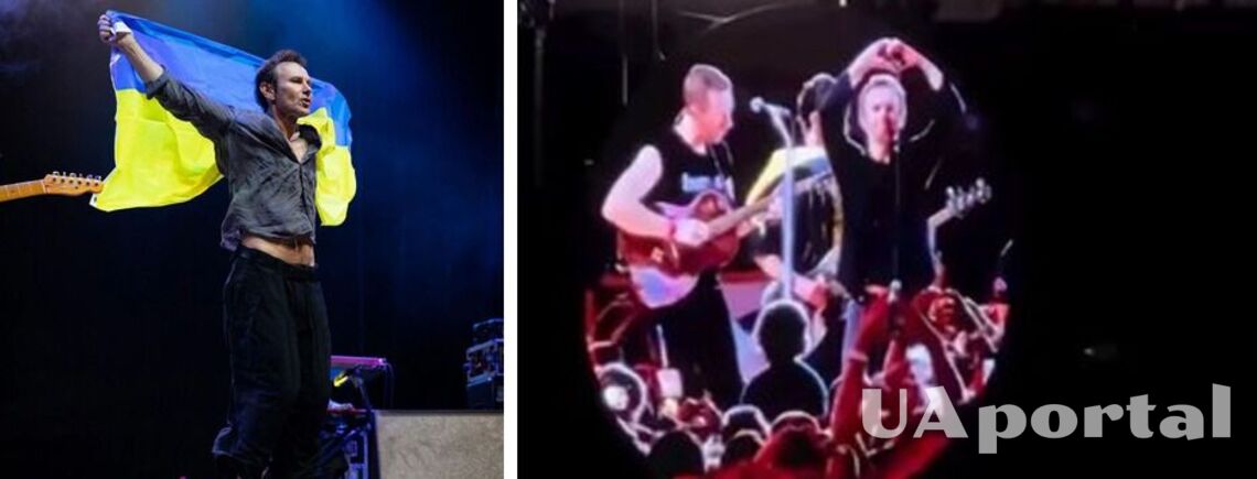 До слез: Coldplay вместе с Вакарчуком спели 'Обійми' в Брюсселе (видео)