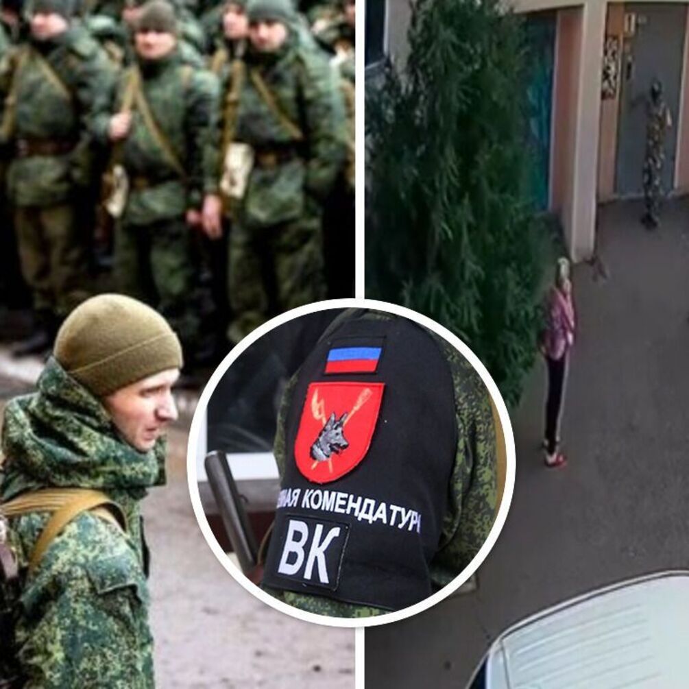 Поймай, если сможешь: в Луганске мужчина скрылся от 'мобилизации' в парадном (видео)