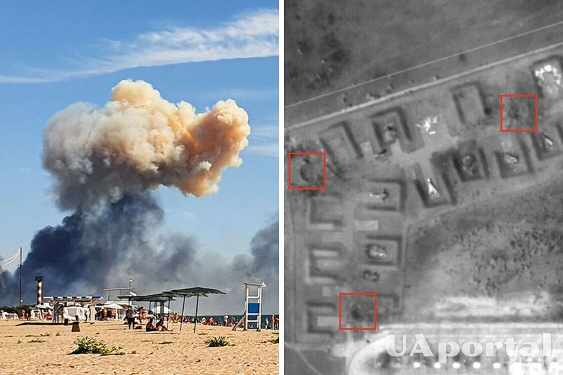 Появились спутниковые фото уничтоженных самолетов на аэродроме в Крыму