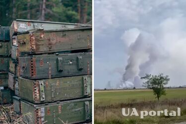 Нові деталі 'бавовни' у Джанкої: склад боєприпасів показали на відео