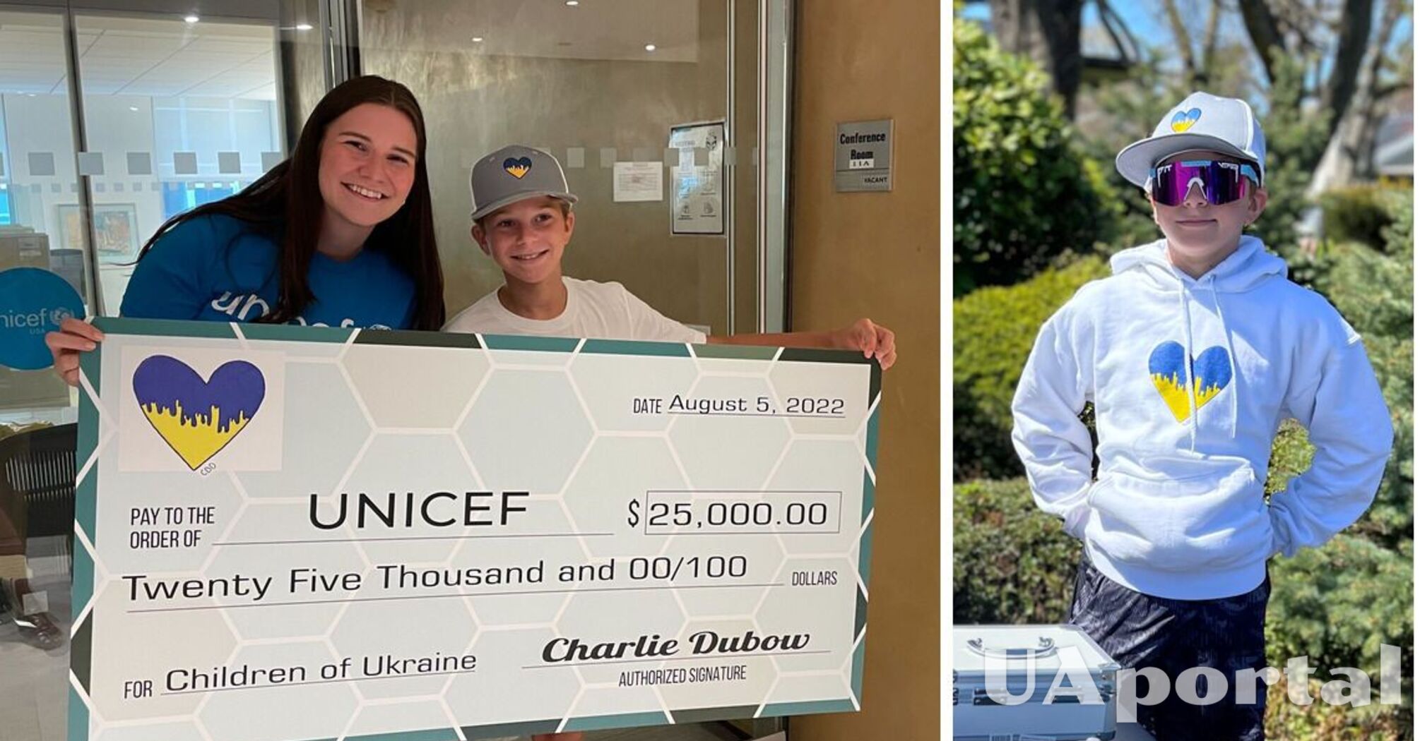 11-річний Чарлі із США зібрав для українських дітей 25 тис. доларів