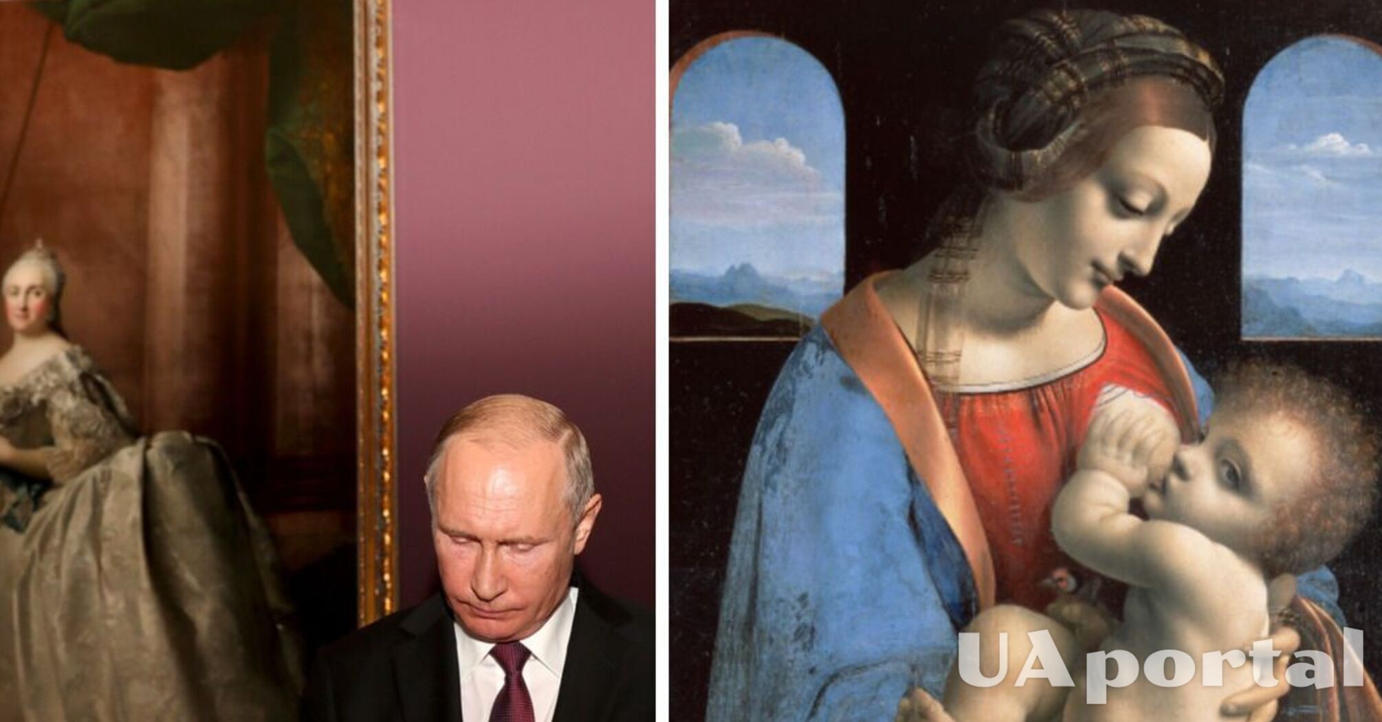 Путин в образе Мадонны: российский художник показал диктатора с младенцем (фото)