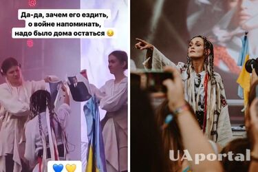 Аліна Паш на фестивалі Sziget порізала фото путіна