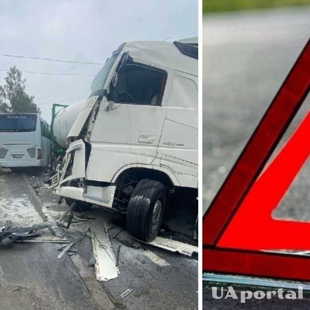 На трассе Киев-Чоп произошло ДТП с автобусом: один человек погиб, пятеро пострадали