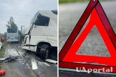 На трассе Киев-Чоп произошло ДТП с автобусом: один человек погиб, пятеро пострадали