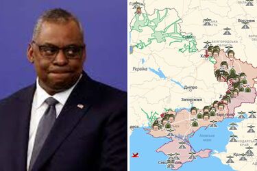 Жодних зрушень не відбулося: Пентагон опублікував порівняння ліній фронту за місяць (фото)