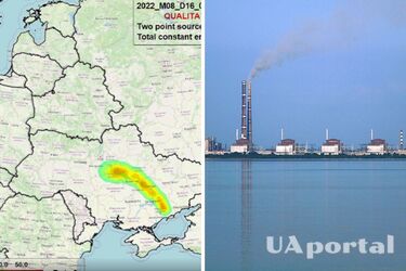 Вчені змоделювали можливі напрями поширення радіації від вибуху на ЗАЕС