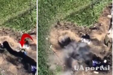 ВСУ попали миной с дрона в окоп к оккупантам