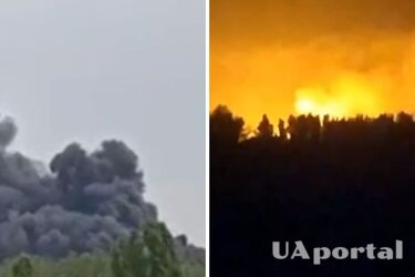 Взрыв склада БК в Амвросиевке