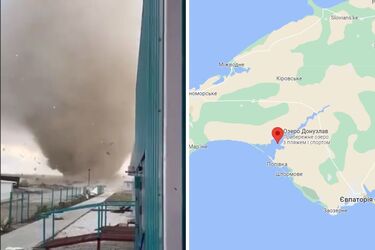 Природа на допомогу: На Сакський район у Криму обрушився потужний смерч (відео)