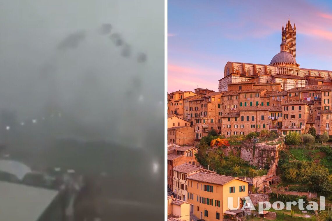 Ужасный шторм обрушился на Тоскану в Италии: Ветер раскрутил колесо обозрения до бешеной скорости (видео)