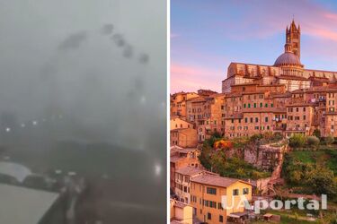 Ужасный шторм обрушился на Тоскану в Италии: Ветер раскрутил колесо обозрения до бешеной скорости (видео)