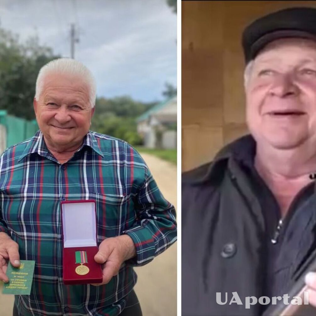 Пенсионер сбил с ружья вражеский самолёт и получил медаль (видео)