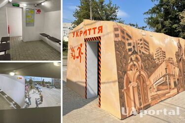 У Харкові встановили першу зупинку-укриття