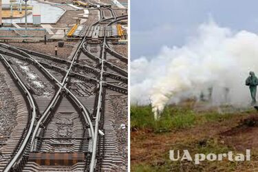 Оккупанты случайно подорвали свой поезд с боеприпасами на Херсонщине