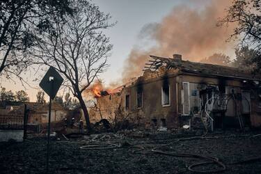 Зруйнований будинок у Миколаєві