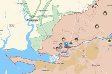 Карта боевых действий